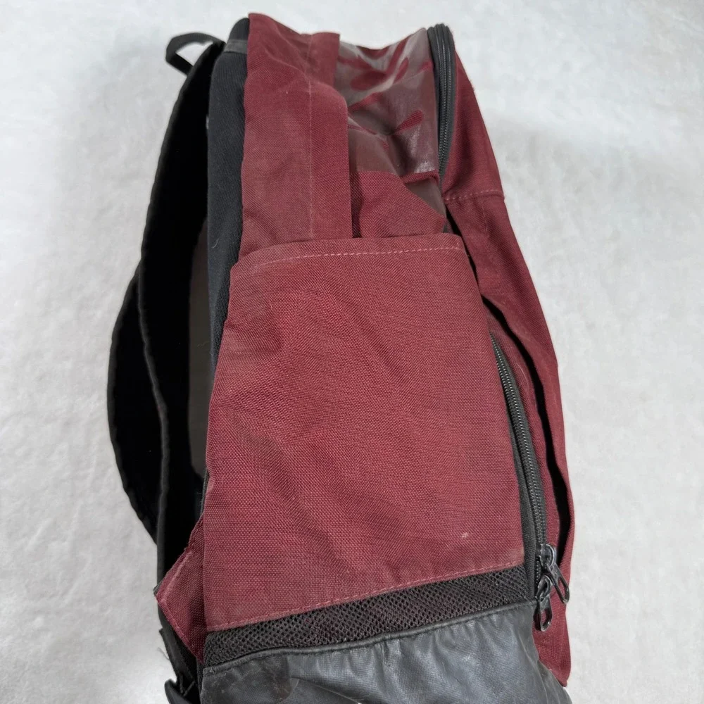 Nike Burgundy Red‎ Backpack Swoosh Logo School Gym Travel Bag Unisex Brasillia